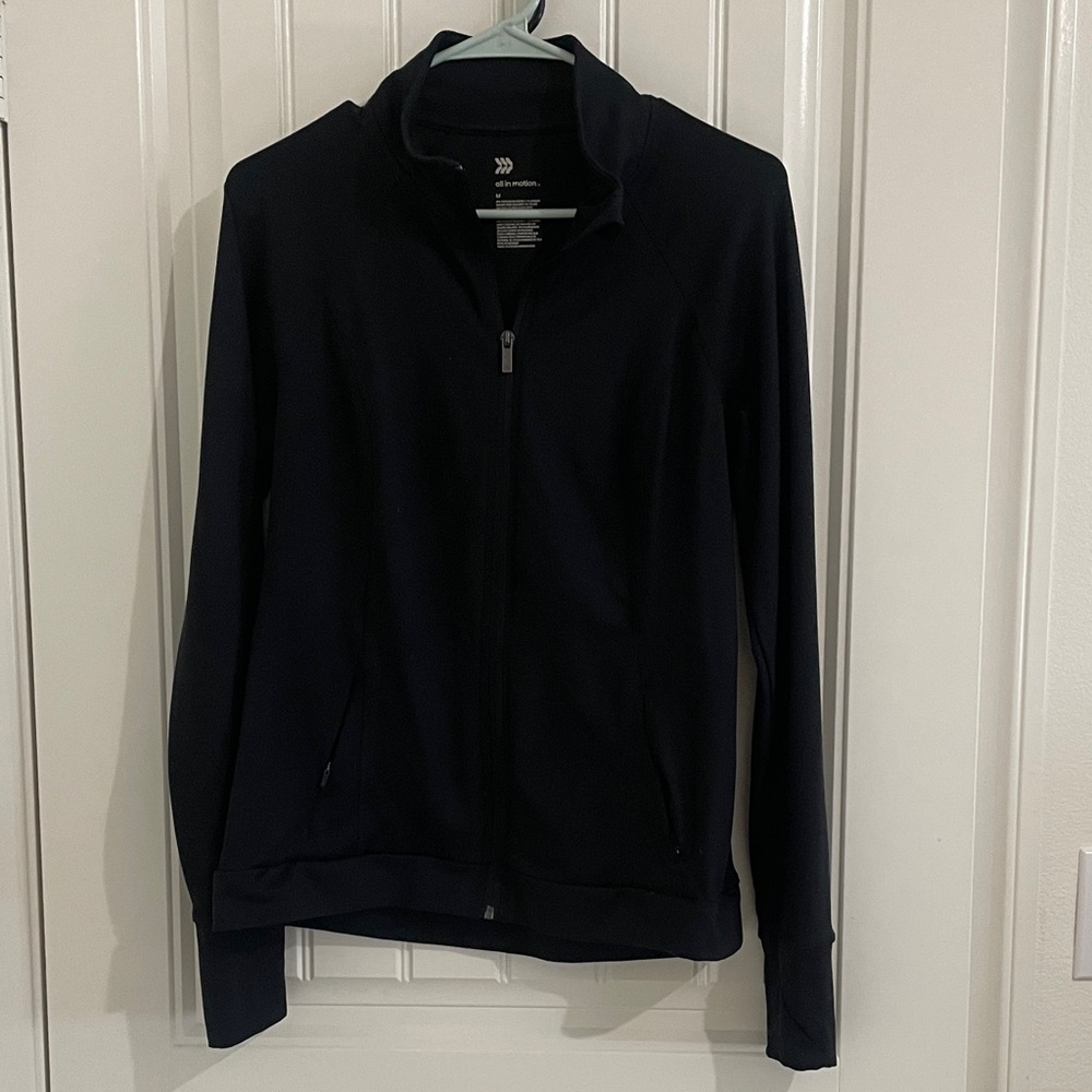 All in Motion Women's Black Bomber Jacket